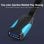 Cable USB 3.0 VENTION VAS-A13-B100 Alargador 1m 5Gbps Blindado Oro Azul/Negro