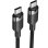 Cable USB 2.0 Vention TRDBF Tipo-C a Tipo-C 1m 60W 480Mbps Negro