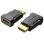 Adaptador HDMI Vention AIMB0 4K@60Hz Macho-Hembra Chapado en Oro Negro