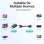 Adaptador HDMI Vention AIMB0 4K@60Hz Macho-Hembra Chapado en Oro Negro