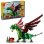 Lego Creator 3en1 Dragón Medieval Transformable en Ave Fénix o Serpiente Marina, 9+ Años