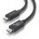 Cable USB AISENS A156-0868 USB4 40Gbps Tipo-C 240W 1.5m Negro E-marker