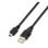 Cable USB 2.0 AISENS A101-0024 1m MiniUSB 5 pines Negro 60Mbps 2.5W