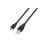 Cable USB 2.0 AISENS A101-0024 1m MiniUSB 5 pines Negro 60Mbps 2.5W
