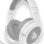 Headset gaming Steelplay Impulse sem fios com fio Circumaural RGB cinzento claro e branco