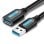 Cable USB Vention CBHBJ 3.0 Macho a Hembra 5m Cobre Negro