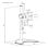 Soporte de sobremesa AISENS DT32TSR-283 acero, giratorio, inclinable, hasta 32” 10kg