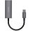 Adaptador AISENS A109-0709 USB-C a RJ45 1000Mbps 15cm Gris Plug&Play
