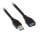 Cable USB 3.0 Extensión AISENS A105-0042 2m Tipo A Macho a Hembra Negro Apantallado
