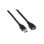 Cable USB 3.0 Extensión AISENS A105-0042 2m Tipo A Macho a Hembra Negro Apantallado