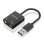 Tarjeta de Sonido AISENS A106-0769 USB-A Conversor a 2xJack 3.5mm 24bit 100dB Negra