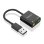 Tarjeta de Sonido AISENS A106-0769 USB-A Conversor a 2xJack 3.5mm 24bit 100dB Negra