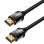 Cable HDMI VENTION VAA-B05-B100 4K 1m Macho a Macho 2.0 Zinc Nylon Oro Negro
