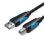 Cable USB 2.0 Impresora Vention VAS-A16-B150 1.5m 480Mbps Negro