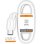 Cable USB Tech One Tech TEC2903 USB-C/A 1m 2.4A Reforzado Blanco