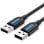 Cable USB Vention COJBG USB 2.0 1.5m 480Mbps USB-A macho Negro