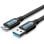 Cable USB 3.0 Vention COPBF 1m 5Gbps 10W Micro-B Macho Doble Blindaje Negro