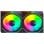 Mars Gaming Mf-3dprox2r Kit 2x Ventiladores Argb 120mm Aspas Invertidas Pwm Fdb Negro