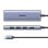 Hub Ugreen CM511 20956A USB-C HDMI 4K 3x USB-A 3.0 Lector SD/TF Prateado