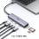 Hub USB-C Ugreen Revodok 7 in 1 HDMI 4K60Hz 2xUSB-C3.2 USB-A3.2 SD/TF PD100W Grigio