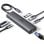 Hub Ugreen 6 em 1 USB-C HDMI 4K@60Hz 2xUSB-A 3.2 USB-C 3.2 RJ45 Gigabit PD 100W