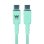 Cable USB Tipo-C Woxter PE26-189 60W 480Mbps 1.2m Verde Silicona