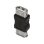 Adaptador USB Aisens A103-0037 USB 2.0 Hembra a Hembra Negro RoHS