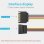 Cable de alimentación Vention KDABY SATA 15Pin macho-hembra 30cm cobre estañado