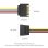 Cable de alimentación Vention KDABY SATA 15Pin macho-hembra 30cm cobre estañado