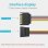 Cable de alimentación Vention KDABY SATA 15Pin macho-hembra 30cm cobre estañado