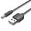 Cable alimentación Vention CEXBF USB A macho DC 3.5mm macho 1m negro 5V 24AWG