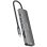 Docking station AISENS ASUC-6P016-GR HDMI 4K/2xUSB-A/SD-microSD/USB-C PD 100W/Aluminio