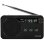 Radio portátil Aiwa RS-77PLLBK FM-PLL Batería recargable USB-C MP3 Micro-SD 64GB LED