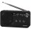 Radio portátil Aiwa RS-77PLLBK FM-PLL Batería recargable USB-C MP3 Micro-SD 64GB LED