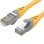Cable ethernet Vention IBHYG Cat.6a SFTP 1,5m 10Gbps 500MHz RJ45 blindado naranja