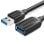 Cable USB 3.0 Vention VAS-A45-B300 3m, Triple Apantallado, Macho a Hembra, 5Gbps, PVC Reforzado