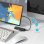 Hub Vention 4 puertos USB 3.0 5Gbps TGKBB USB-C Micro-B OTG carcasa ABS