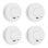Rauch- und Gasmelder Smartwares 10.100.41 Kabellos Fotoelektrisch Alarm 4er-Set einfache Montage