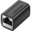 Adaptador Vention IPWB0 RJ45 Cat7 FTP 10Gbps PVC Blindado Negro