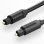 Optisches Audiokabel Vention BAEBI 3m Toslink PVC Schwarz