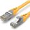 Cable de red Vention IBHYL Cat.6A SFTP 10m 10Gbps amarillo chapado en oro