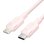Cable Vention LALPF USB-C Lightning 27W 480Mbps 1m Rosa