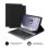 Funda teclado Bluetooth 5.2 QWERTY español Subblim Galaxy Tab A9+ 11? multipunto, magnética, resistente