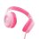 Auriculares Trust Nouna Kids con cable Jack 3,5 mm, micrófono y límite 85 dB rosa