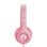 Auriculares Trust Nouna Kids con cable Jack 3,5 mm, micrófono y límite 85 dB rosa