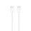 Cable USB-C Nanocable 10.01.6001-CO 60W 3A 1m Blanco Carga Rápida Algodón