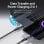 Cable Vention CTKBH USB-C a USB-C 2.0 5A 100W 2m Trenzado algodón Negro