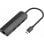 Dock USB-C Vention TGOBB 3xUSB 2.0 RJ45 Micro-B 100Mbps 0.15m Negro