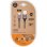 Cable USB-C TECH ONE TECH TEC2023 2m 2.4A Trenzado Nylon Gris