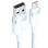 Cabo USB 2.0 Lightning Vention LANSF Azul 1m 480Mbps entrançado em Algodão